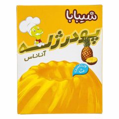 پودر ژله با طعم آناناس شیبابا 100 گرم