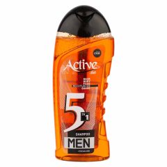 شامپو سر و صورت و بدن آقایان مدل 5in1 رایحه خنک اکتیو وزن 400 گرم