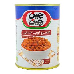 کنسرو لوبیا چیتی با سس گوجه فرنگی چین چین 380 گرم