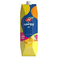 شیر پروتئینه موز پاکتی کاله 1 لیتر