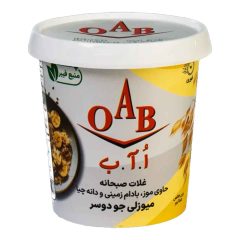 غلات صبحانه میوزلی جو دوسر موز بادام زمینی اُ آ ب 55 گرم