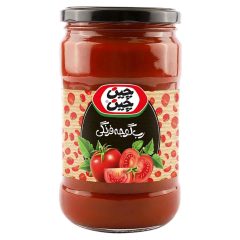 رب گوجه فرنگی خانگی شیشه ای چین چین 700 گرم