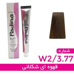 کرم رنگ مو قهوه ای شکلاتی کد W2 3.77 پادینا 100 میل