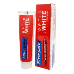 خمیردندان مدل optic white سیلورگیت 120 میلی لیتر