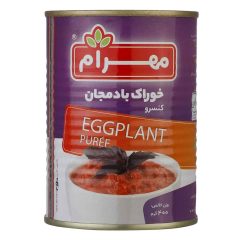 کنسرو خوراک بادمجان آسان بازشو مهرام 400 گرم
