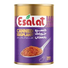 کنسرو خوراک بادمجان اصالت 380 گرم
