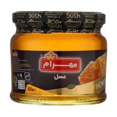 عسل شیشه مهرام 450 گرم