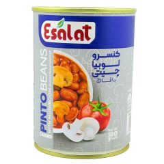 کنسرو لوبیا چیتی با قارچ در سس گوجه فرنگی اصالت 380 گرم