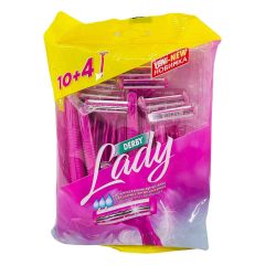 خود تراش مدل Lady دربی بسته 14 عددی