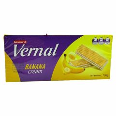 ویفر با کرم موز ورنال فرمند 100 گرم