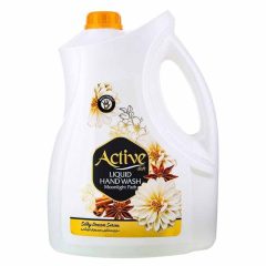 مایع دستشویی صدفی سری رویای ابریشمی گل و دارچین اکتیو 3750 گرم