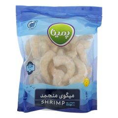 میگوی منجمد بدون پوست و رگ سایز 30-21 به همراه ادویه مخصوص پمینا کاله 500 گرم