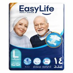پوشک بزرگسال سایز بزرگ ایزی لایف 14 عددی