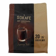 شکلات داغ ( هات چاکلت ) ترادیشینال سوکافه 500 گرم 20 عددی