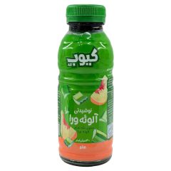 نوشیدنی آلوئه ورا با طعم هلو بطری کیوب لند 300 میلی لیتر