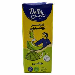 دسر شیری نوشیدنی طالبی نیم چرب دلیس کاله 200 میلی لیتر