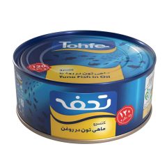 کنسرو ماهی تون در روغن تحفه 120 گرم