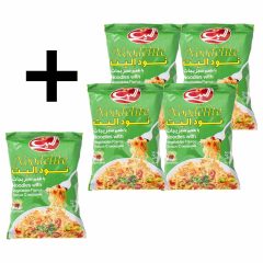 پکیج نودل با طعم سبزیجات الیت 4 + 1 جایزه ( 5 عدد )