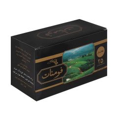 چای سیاه کیسه ای لفاف دار فومنات 25 عددی