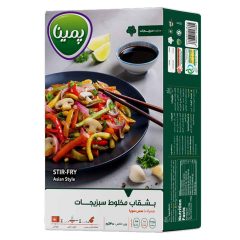 بشقاب آسیایی مرغ و سبزیجات جعبه پمینا کاله 400 گرم