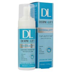 فوم شستشوی صورت پوست خشک و معمولی درمالیفت 150 میلی لیتر کد 0283