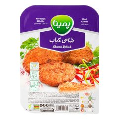 شامی کباب نیمه آماده منجمد پمینا کاله 9 عددی