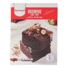 پودر کیک نیمه آماده براونی + بسته تزیینی فرمند 500 گرم