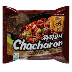 نودل کره ای غیر تند چاچارونی با روغن زیتون سامیانگ 140 گرم