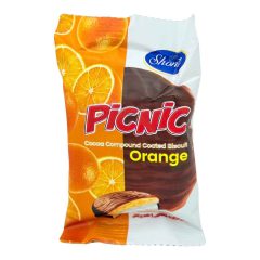 بیسکویت مغز مارشمالو کاکائویی پرتقال پیک نیک شونیز 26 گرم