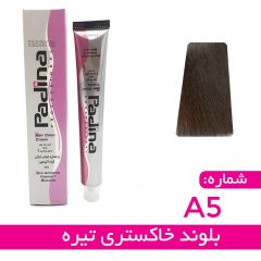کرم رنگ مو بلوند خاکستری تیره کد A5 پادینا 100 میلی لیتر