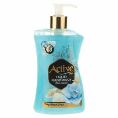 مایع دستشویی سری رویای ابریشمی مدل جزیره آبی اکتیو 450 گرم