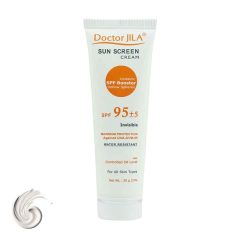 کرم ضد آفتاب بی رنگ SPF95 دکتر ژیلا 50 گرم