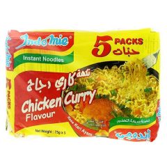نودل با طعم مرغ و ادویه کاری اندومی 75 گرم
