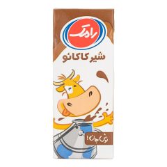 شیر کاکائو نیم چرب پاکتی رامک 200 سی سی
