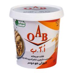 غلات صبحانه میوزلی جو دوسر سیب دارچین تخمه کدو اُ آ ب 55 گرم