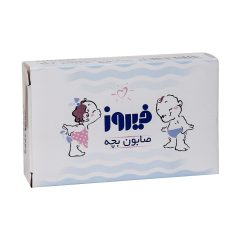 صابون بچه با روغن نارگیل برای حفظ رطوبت و نرمی پوست فیروز 75 گرم