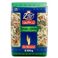 ماکارونی فرمی پیکولی سبزیجات زر ماکارون 500 گرم