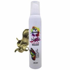 اسپری موس مو رنگی ( موقت - فوری ) رنگ زیتونی فستینا 200 میلی لیتر