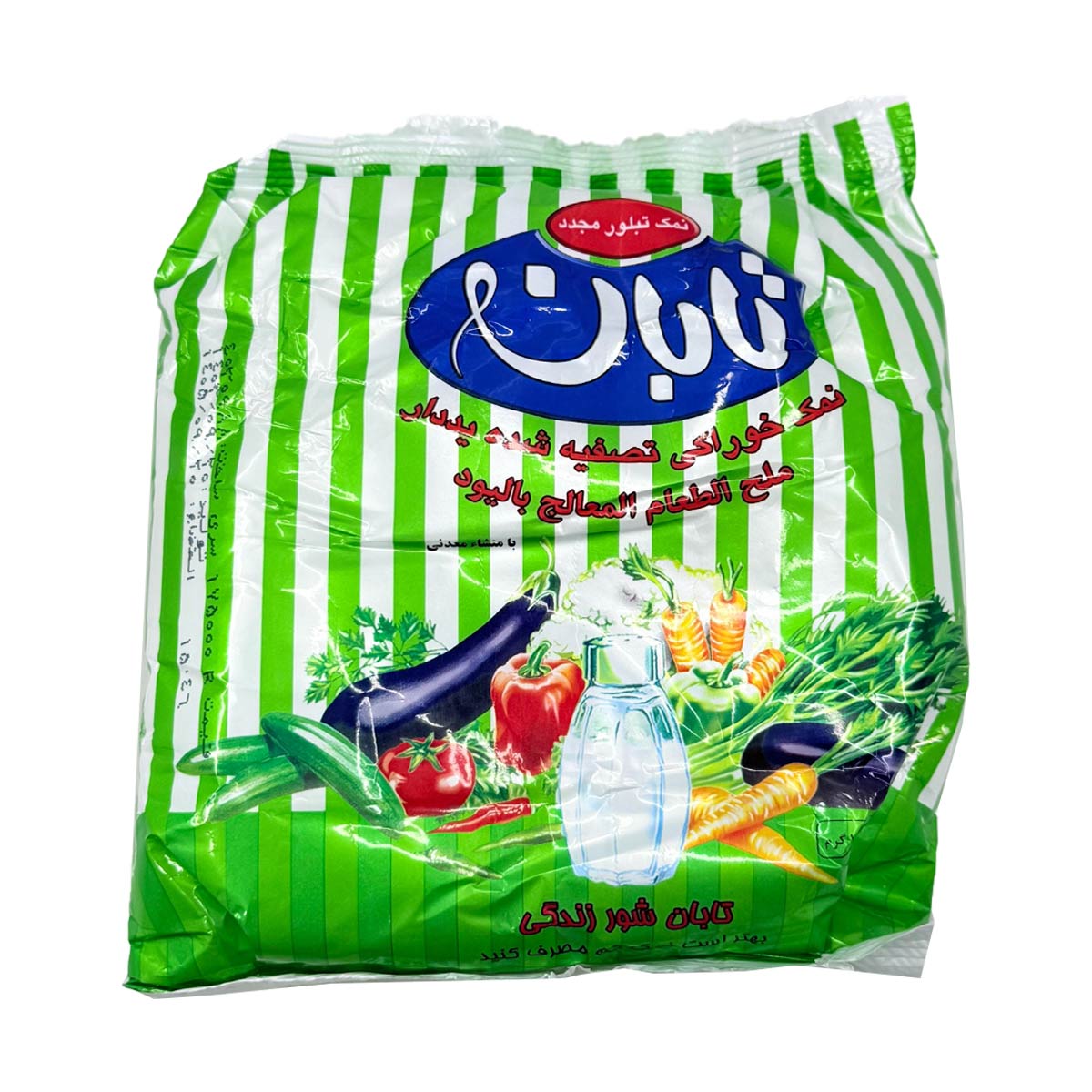 نمک تصفیه شده ید دار تابان 1000 گرم