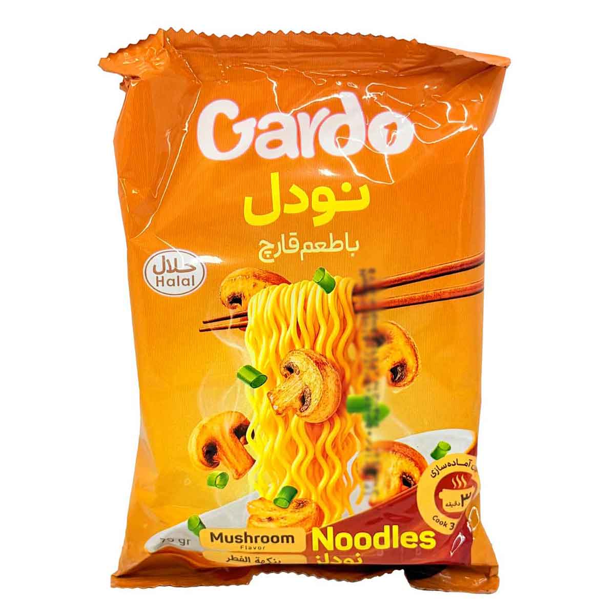 نودل با طعم قارچ گاردو 75 گرم