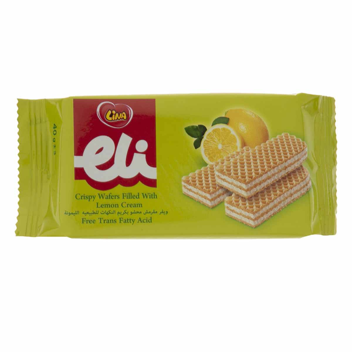 ویفر ترد با طعم لیمو الی لینا 40 گرم 