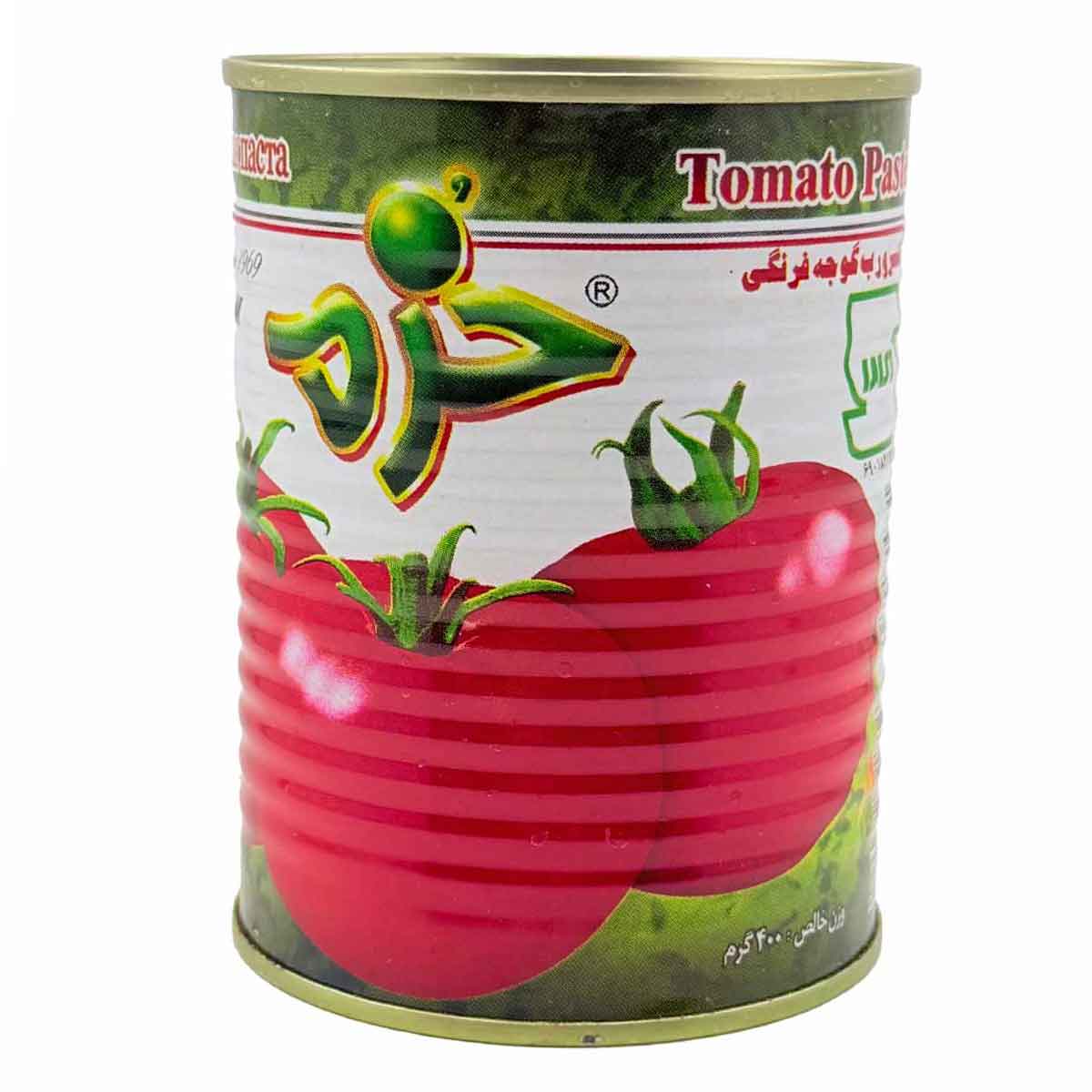کنسرو رب گوجه فرنگی آسان بازشو خرم 400 گرم