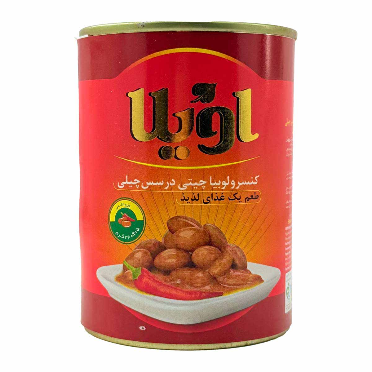 کنسرو لوبیا چیتی در سس چیلی اویلا 400 گرم