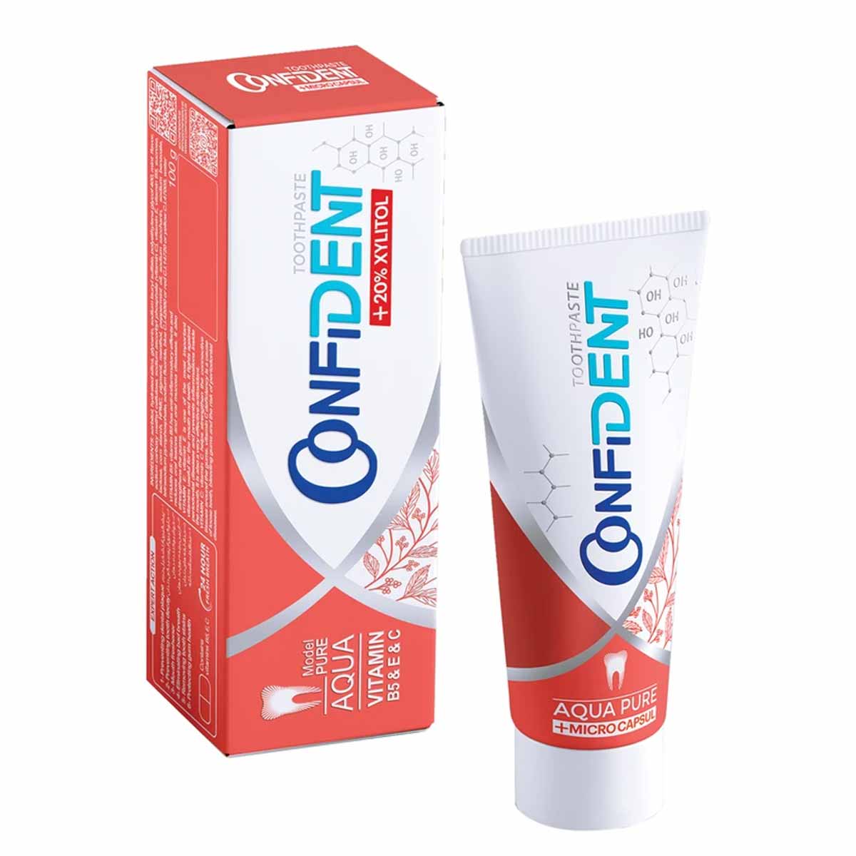 خمیر دندان ژله ای ویتامینه کانفیدنت 100 گرم 