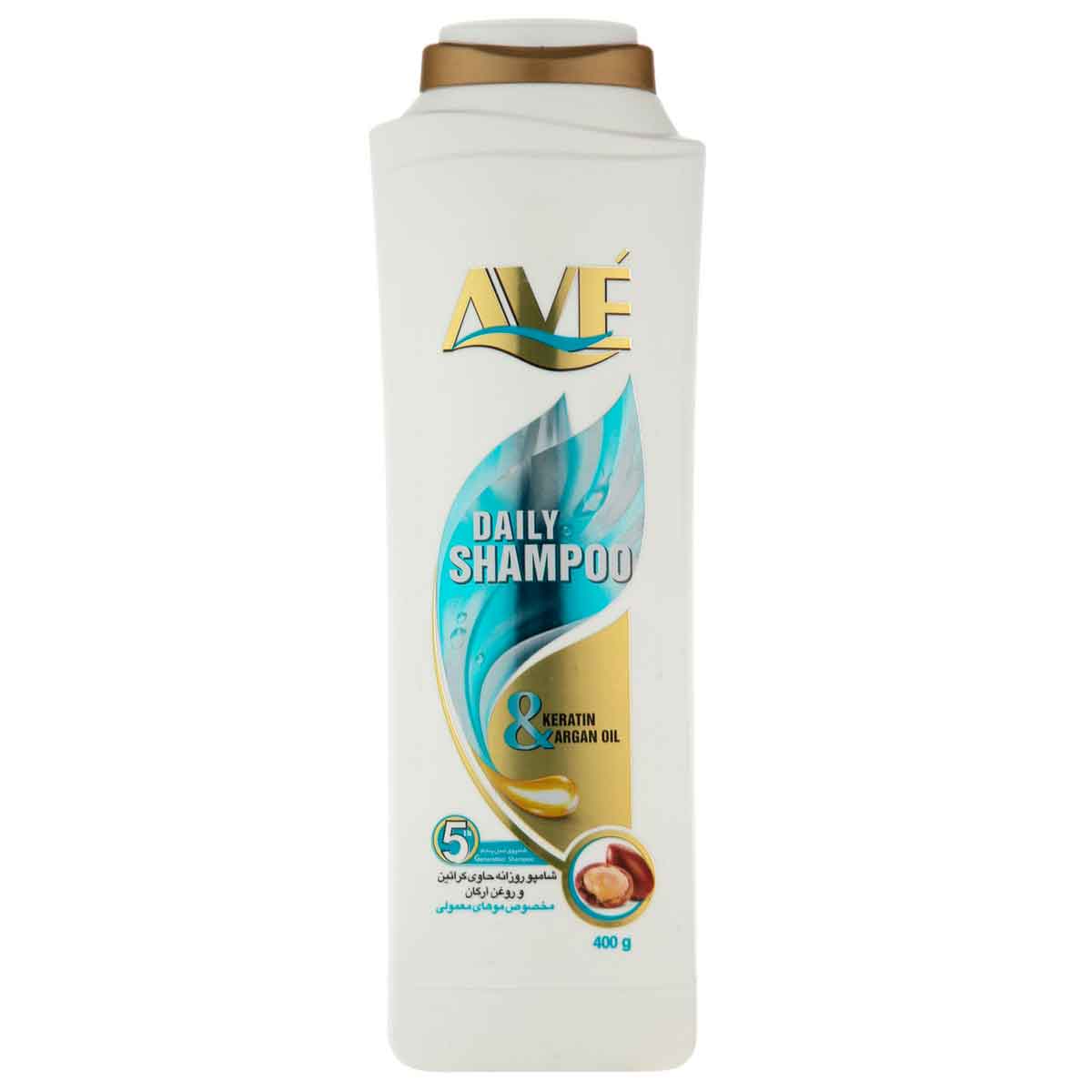 شامپو حاوی کراتین و روغن آرگان اوه 400 گرم