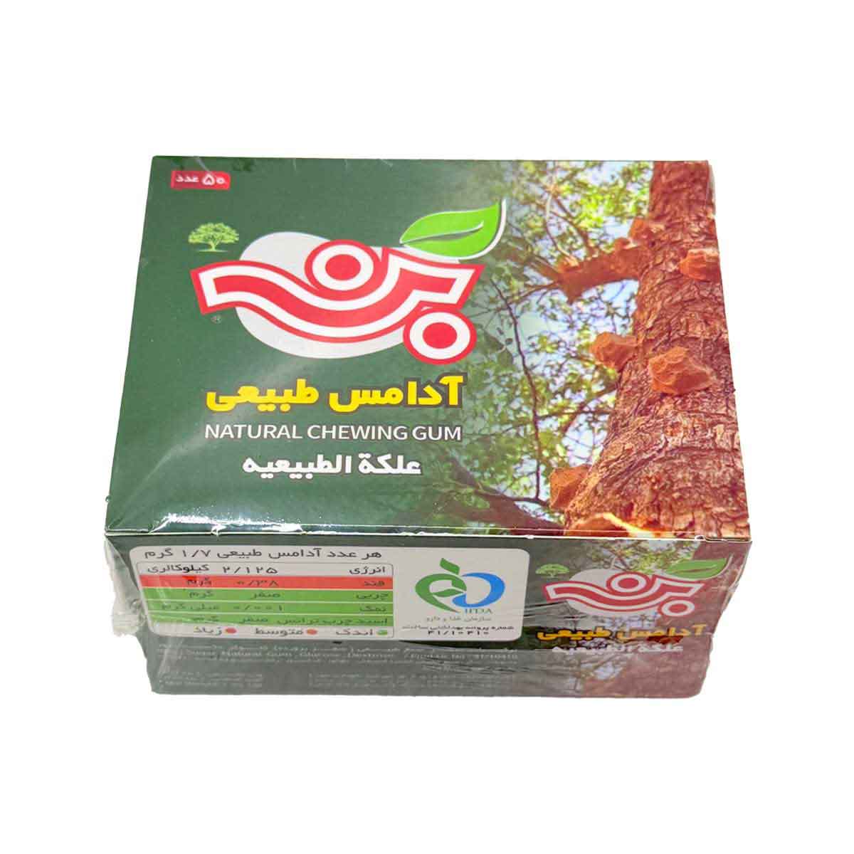 آدامس طبیعی نعنایی بن بنک جعبه 50 عددی