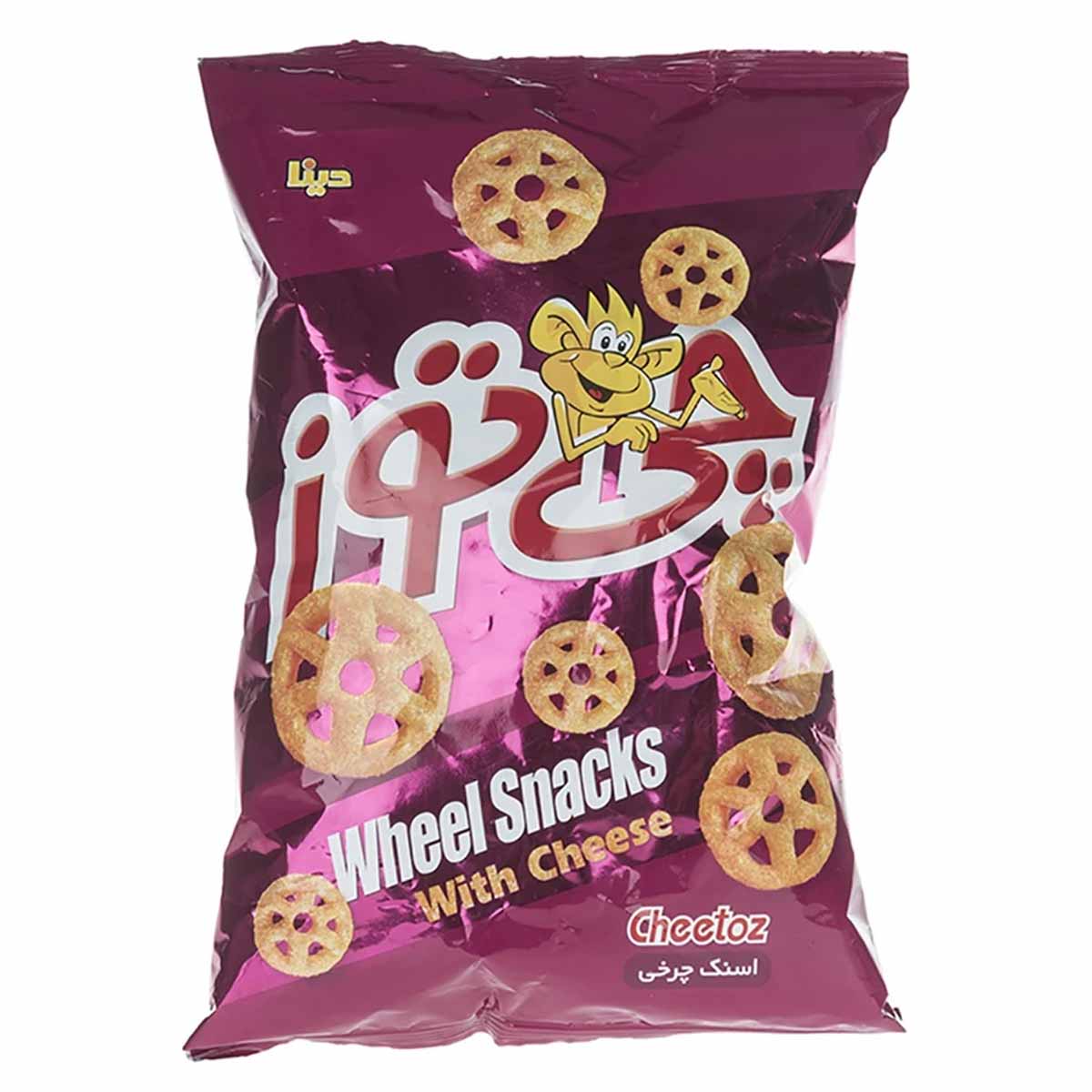 اسنک (پفک) پنیری چرخی چی توز 90 گرم