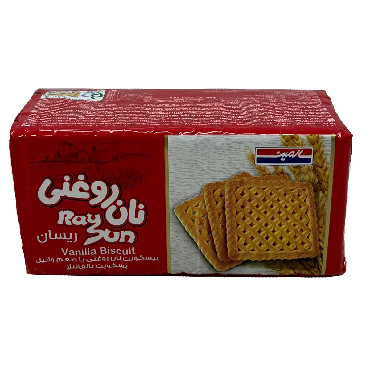 بیسکویت طعم دار ریسان نان روغنی سالمین 200 گرم 