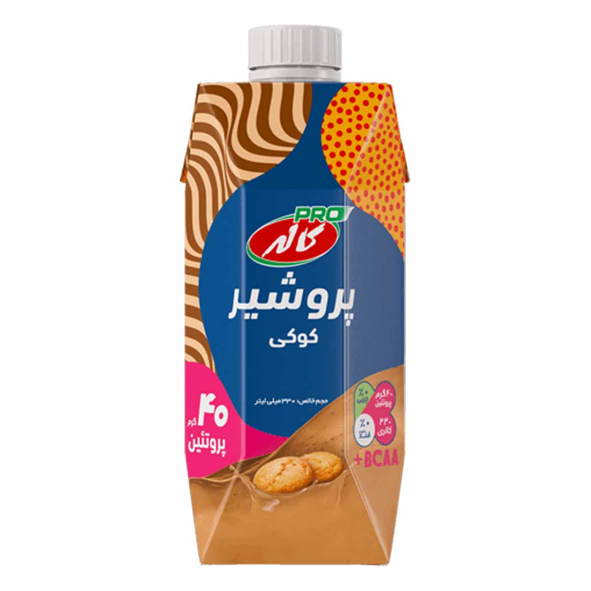 شیر پروتئینه کوکی پاکتی کاله 330 میلی لیتر