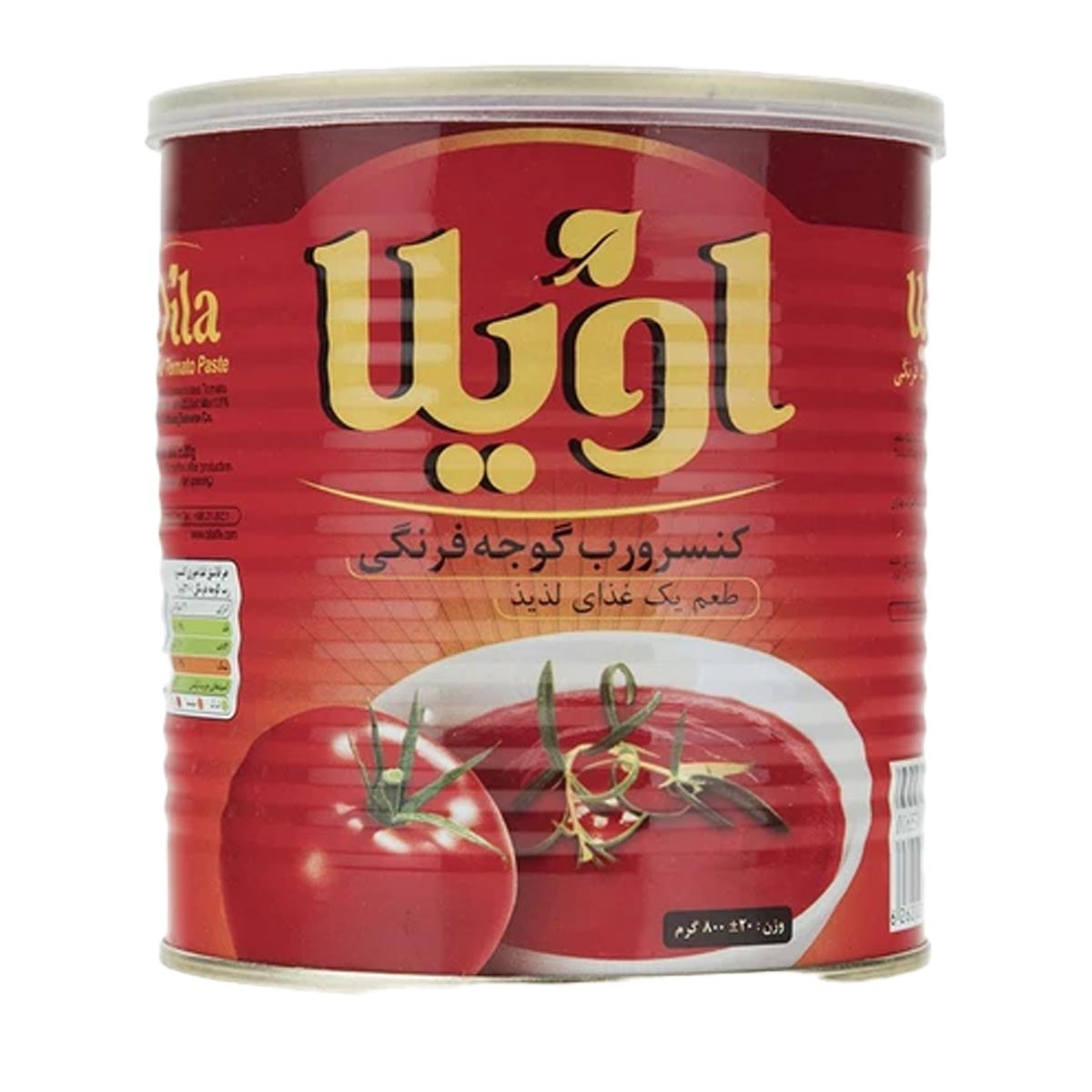 کنسرو رب گوجه فرنگی آسان بازشو اویلا 800 گرم 